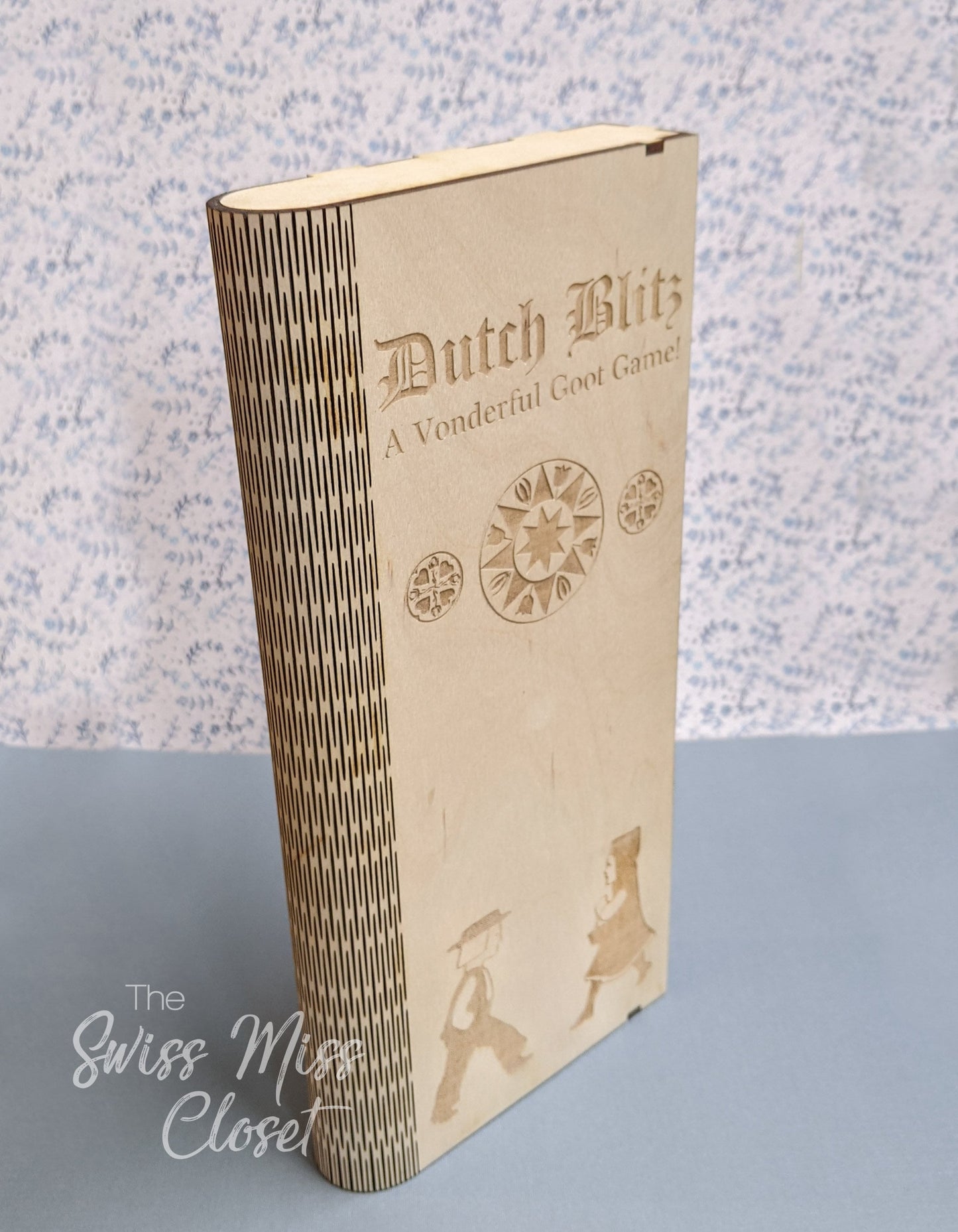 Wooden Book for Dutch Blitz Card Game Custom Made