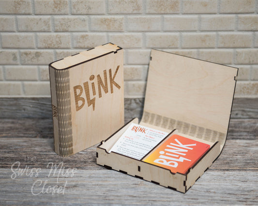 Wooden Book Storage for Blink Card Game Custom Made Game Box