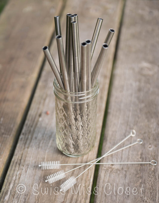 1 Straw Cleaner for Wide Eco Friendly Stainless Steel Straws DIY Weddings, Parties, Everyday Use
